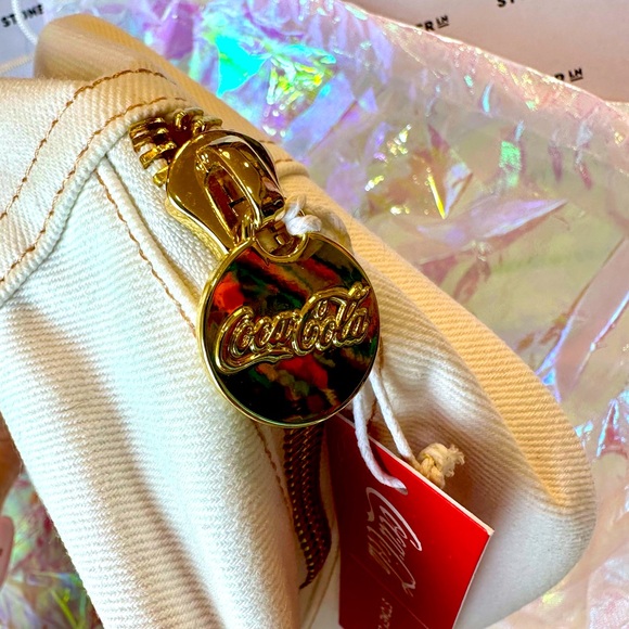 Stoney Clover Lane x Coca Cola Embroidered Large Pouch NWT - Picture 5 of 13